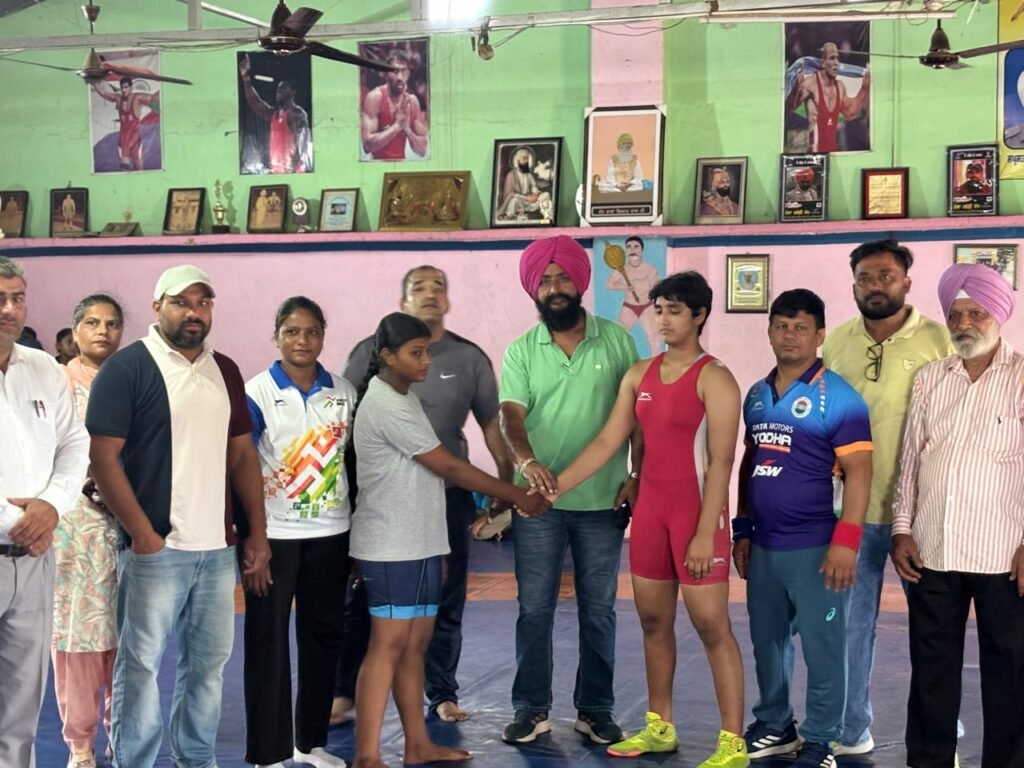 69th District School Games Wrestling Girls Competition concluded at Akbarpur Magrod.