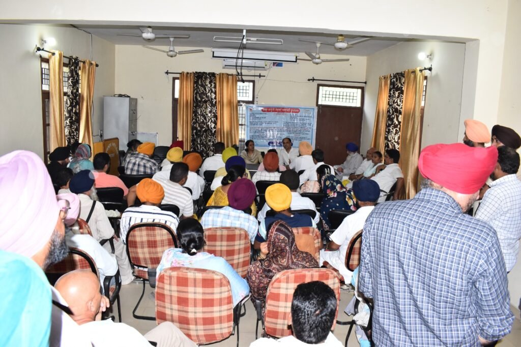 District Legal Services Authority Rupnagar held a special meeting with Sarpanches of various villages at BDPO Office Ropar