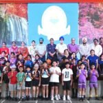 The 69th district level two-day skating competition concluded with a grand finale.