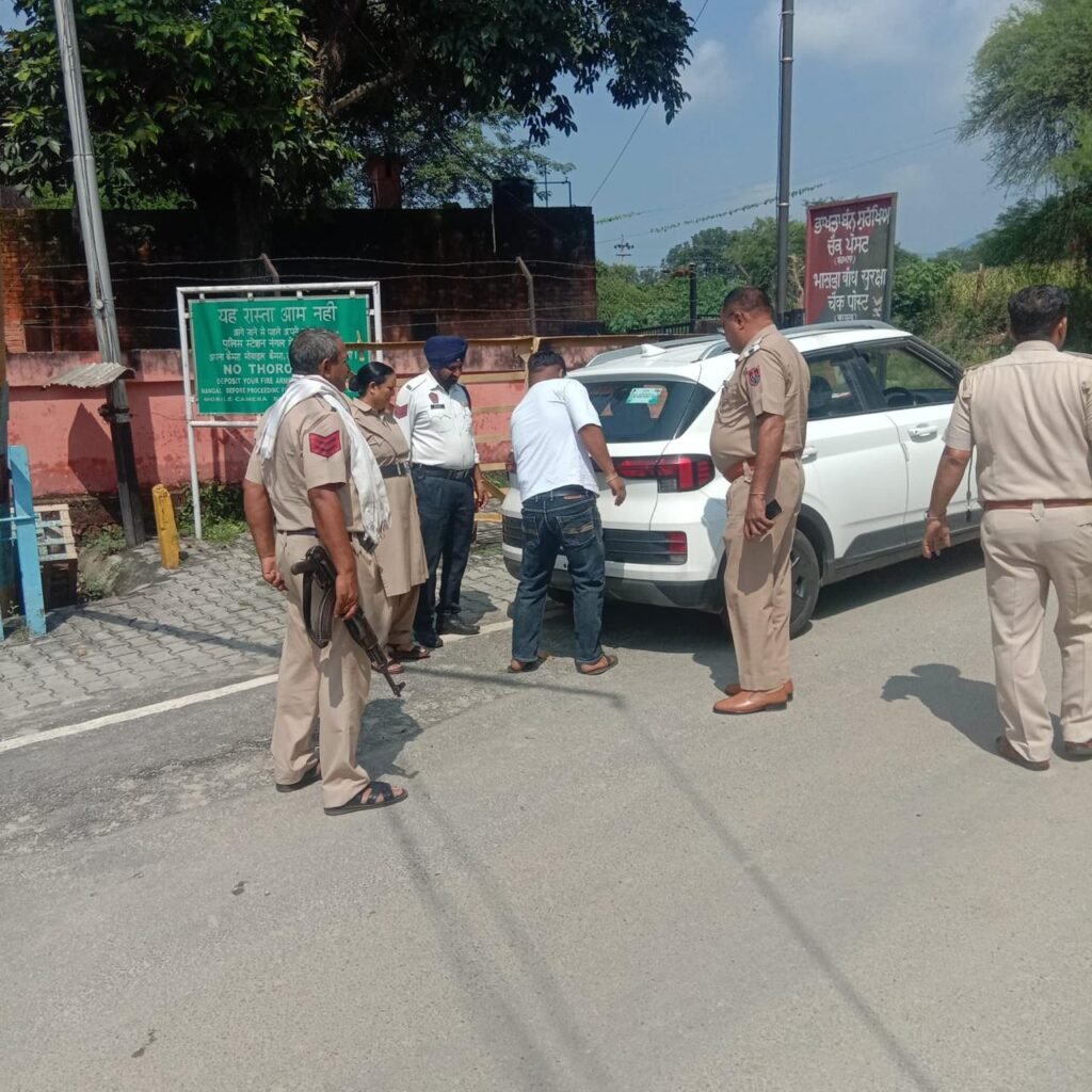 Rupnagar Police launched "Operation Seal-20" by setting up 07 interstate checkpoints on the border of Himachal Pradesh.