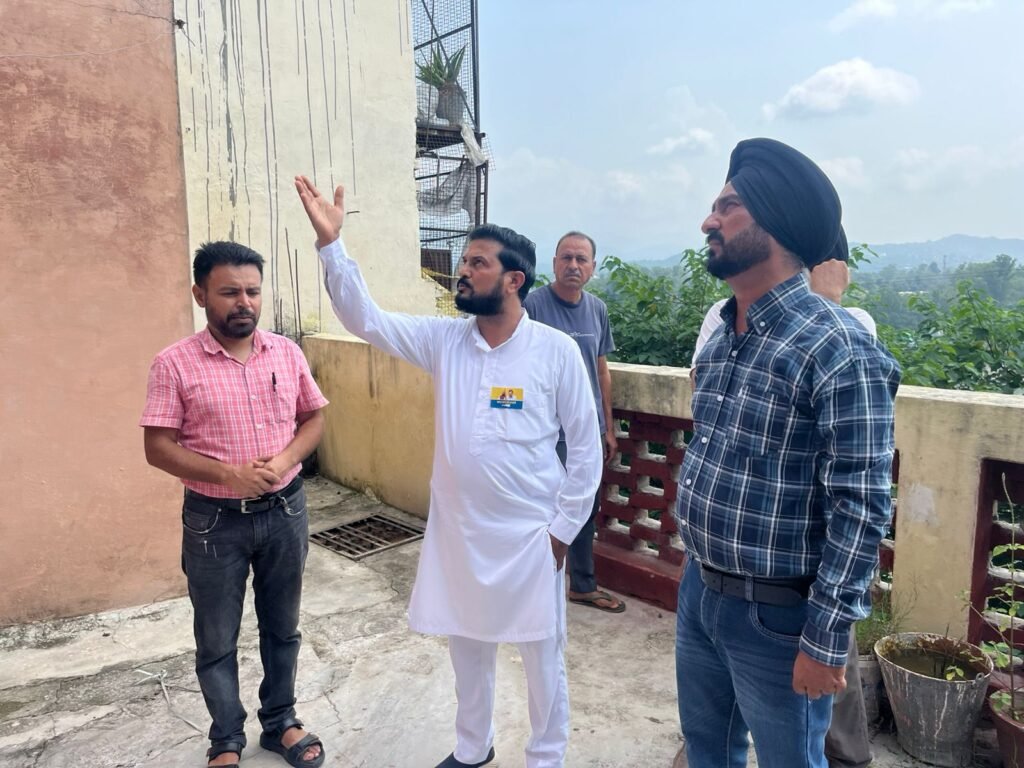 Chairman Saini Welfare Board reviews flood affected areas