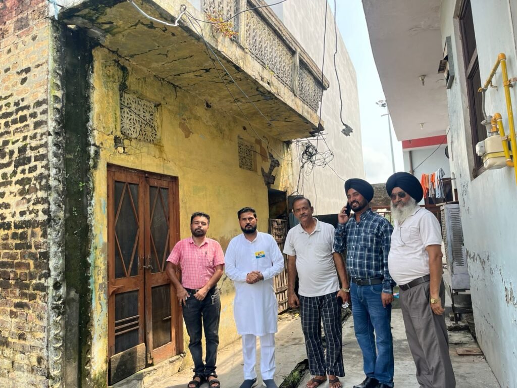 Chairman Saini Welfare Board reviews flood affected areas