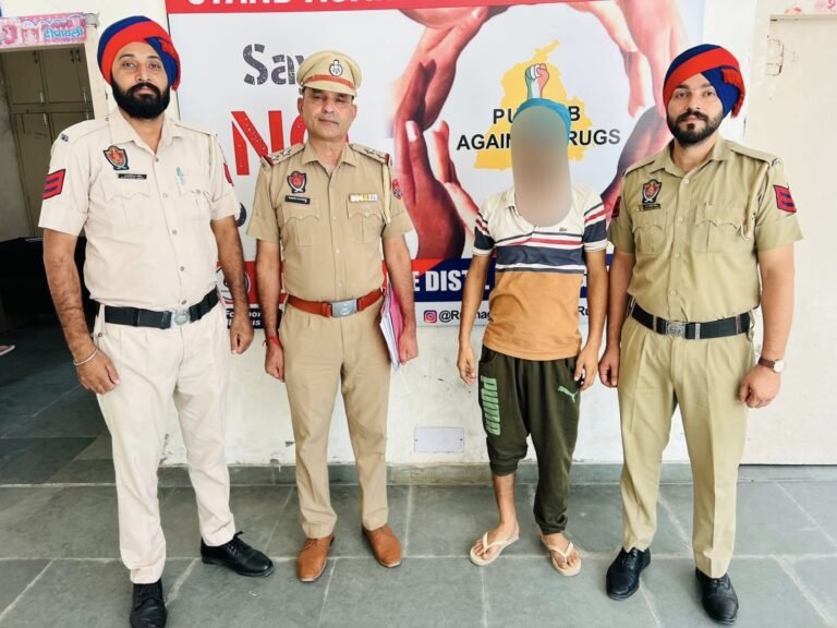 Rupnagar Police recovers 6 kg poppy husk, arrests drug addicts and gamblers