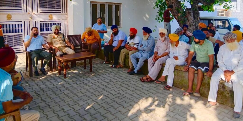 Farmers were motivated not to burn stubble in villages Bhurde and Sandhuan