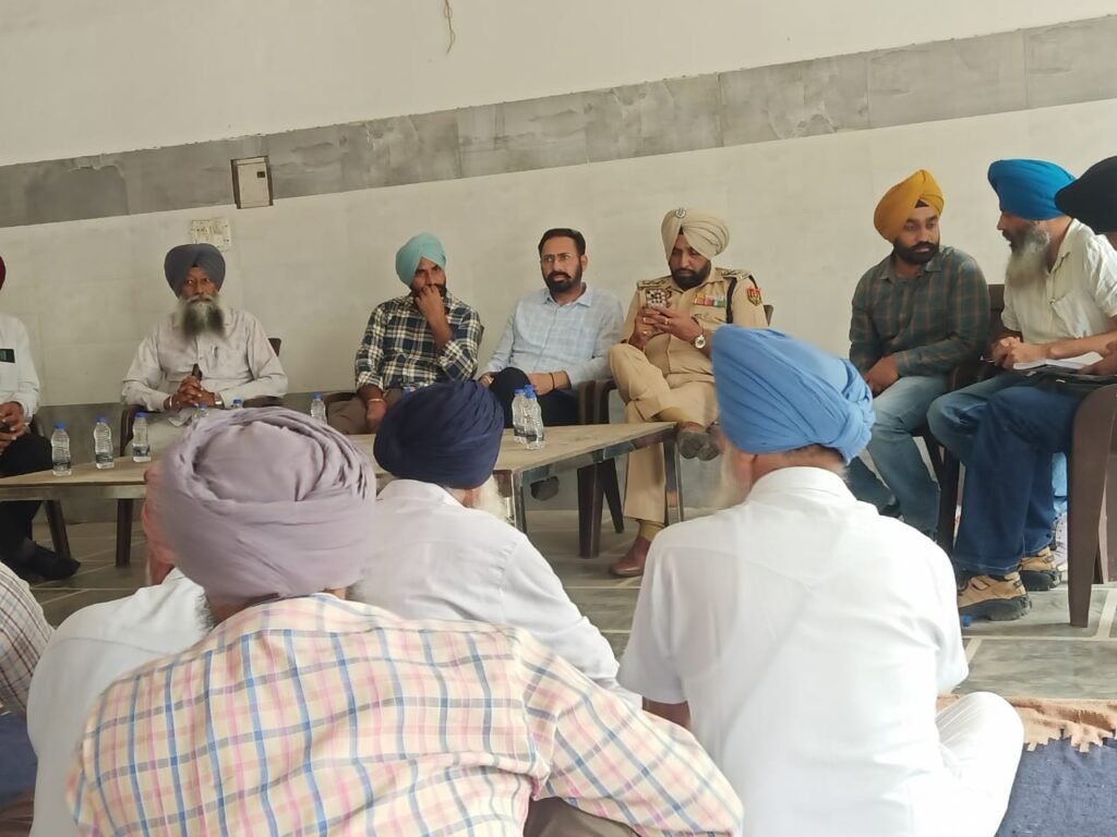 Farmers were motivated not to burn stubble in village Bassi Gujran