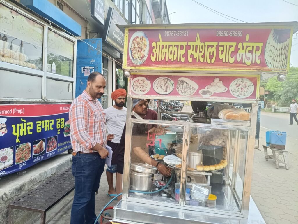 Food Safety Wing checks street vendors in Ghanoli and Nuho areas