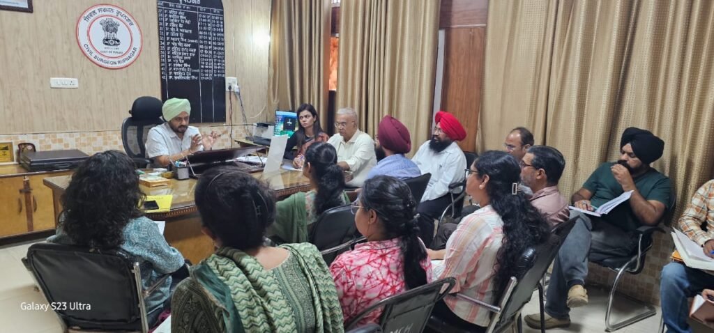 Health Department holds meeting regarding preparations for 350th birth anniversary of Guru Tegh Bahadur Ji