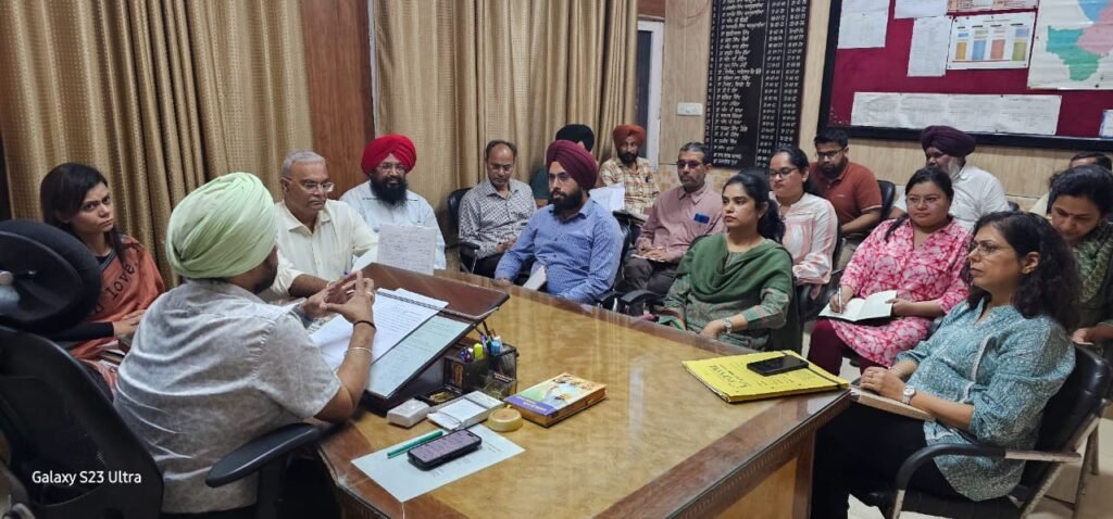 Health Department holds meeting regarding preparations for 350th birth anniversary of Guru Tegh Bahadur Ji