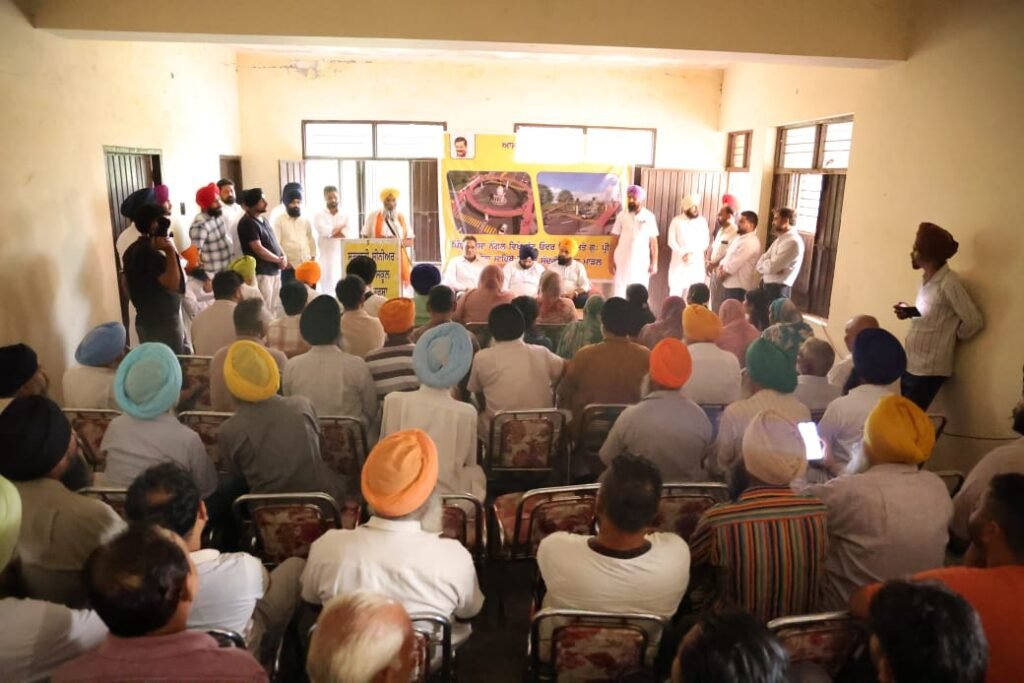 Foot over bridge to be built at Sarsa Nangal, residents of the area will get big relief- Harjot Bains