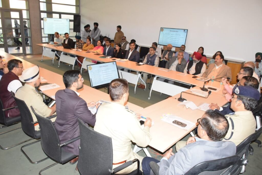 Chief Secretary Punjab Shri K.A.P Sinha took charge of the preparations for the centenary celebrations. survey