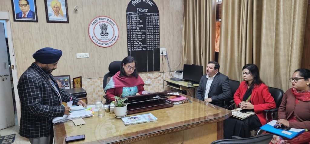 ਸ੍ਰੀ ਗੁਰੂ ਤੇਗ ਬਹਾਦਰ ਜੀ ਦੇ 350 ਸਾਲਾਂ ਸ਼ਹੀਦੀ ਪੁਰਬ ਮੌਕੇ ਸਿਹਤ ਵਿਭਾਗ ਵੱਲੋਂ ਕੀਤੇ ਇੰਤਜ਼ਾਮਾਂ ਦਾ ਡਾਇਰੈਕਟਰ ਸਿਹਤ ਸੇਵਾਵਾਂ ਪੰਜਾਬ ਡਾ. ਹਤਿੰਦਰ ਕੌਰ ਨੇ ਲਿਆ ਜਾਇਜ਼ਾ