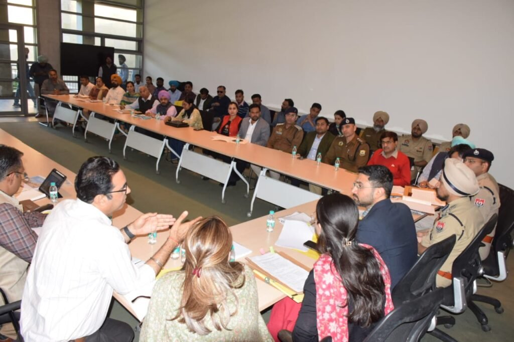 DC Rupnagar and SSP Review Preparations for Shaheedi Samagam of Sri Guru Tegh Bahadur Ji