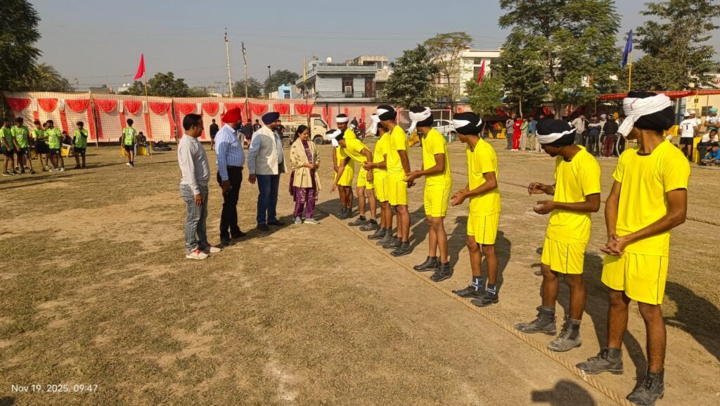 69ਵੀਆਂ ਅੰਤਰ ਜਿਲ੍ਹਾ ਸਕੂਲ ਖੇਡਾਂ ਰੱਸਾਕਸੀ ਅੰਡਰ -17 ਸਾਲ ਲੜਕੇ ਦੀ ਸ਼ਾਨਦਾਰ ਸ਼ੁਰੂਆਤ।