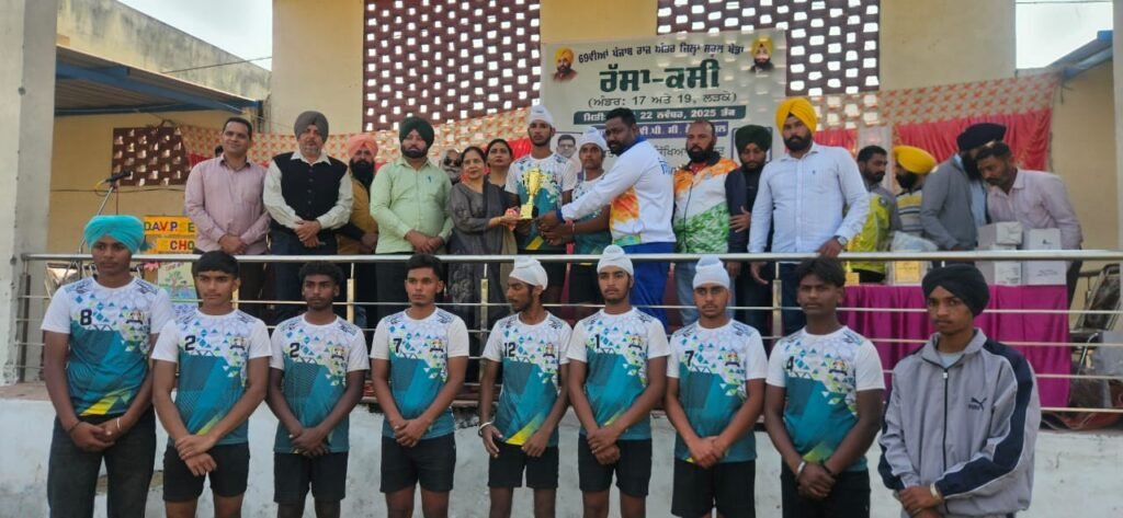 69ਵੀਆਂ ਅੰਤਰ ਜਿਲ੍ਹਾ ਸਕੂਲ ਖੇਡਾਂ ਰੱਸਾਕਸੀ ਅੰਡਰ -17 ਸਾਲ ਲੜਕੇ ਵਿੱਚ ਮਾਨਸਾ ਜ਼ਿਲ੍ਹੇ ਨੂੰ ਹਰਾ ਕੇ ਲੁਧਿਆਣਾ ਜ਼ਿਲ੍ਹਾ ਬਣਿਆ ਚੈਂਪੀਅਨ।