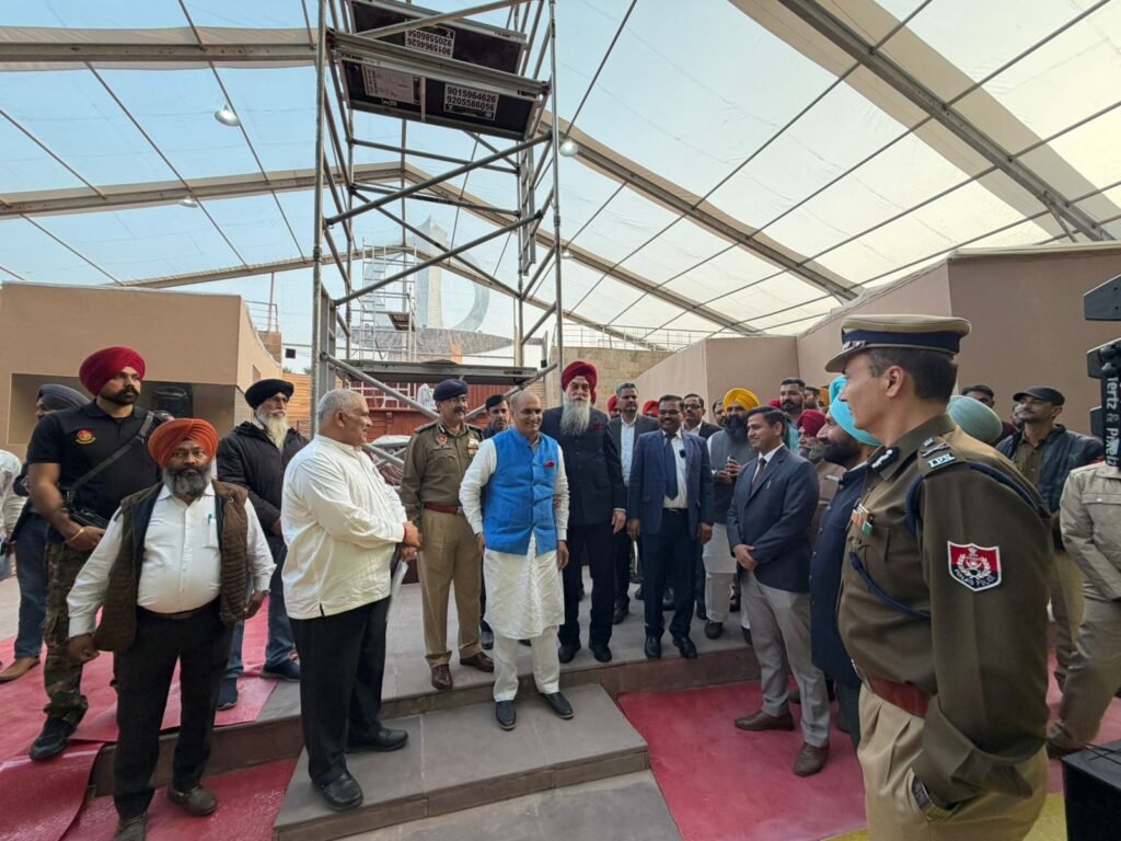 Speaker Kultar Singh Sandhwan took charge of the preparations for the Punjab Legislative Assembly being built in Sri Anandpur Sahib. Inspection, tent city Kotla Power also visited