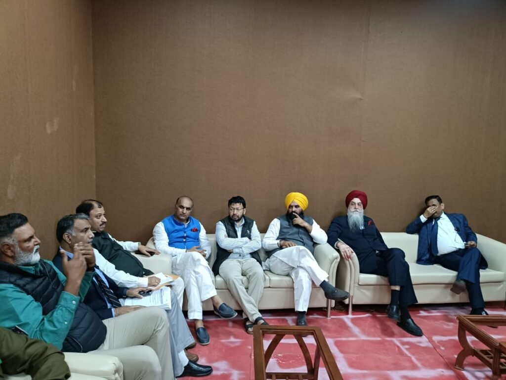 Speaker Kultar Singh Sandhwan took charge of the preparations for the Punjab Legislative Assembly being built in Sri Anandpur Sahib. Inspection, tent city Kotla Power also visited