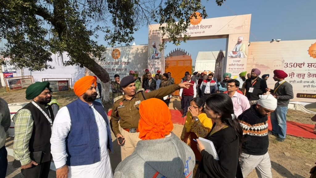 Harjot Singh Bains Cabinet Minister reviewed the arrangements of Guru Ka Bagh Cantonment Budha Dal