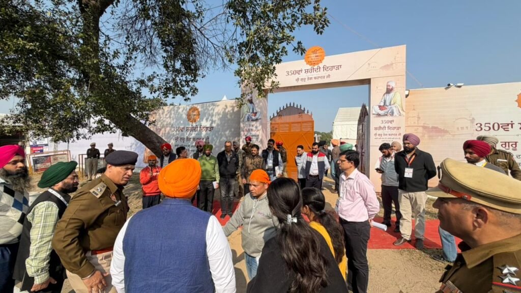 Harjot Singh Bains Cabinet Minister reviewed the arrangements of Guru Ka Bagh Cantonment Budha Dal