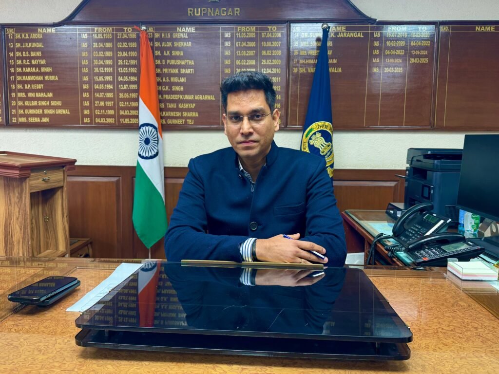 IAS Aditya Dachalwal takes charge as Deputy Commissioner of Rupnagar