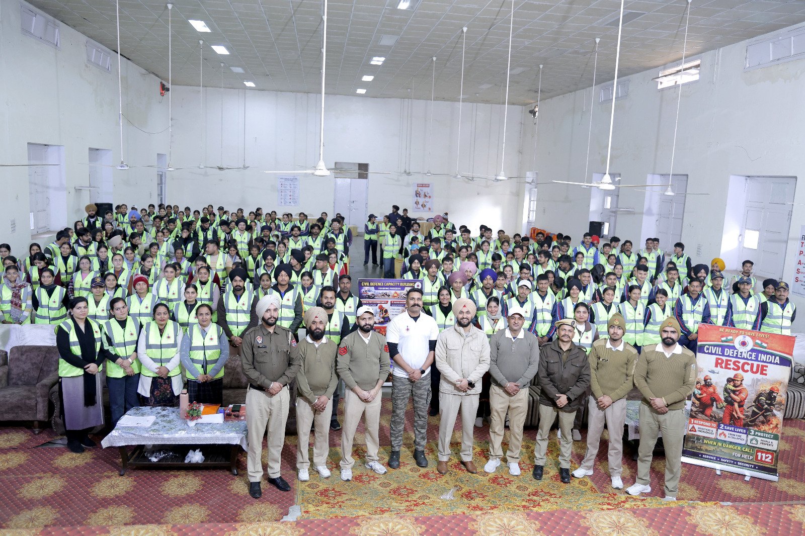 Civil Defence Training Day 3 Focuses on Fire Safety, First Aid and Air Raid Preparedness