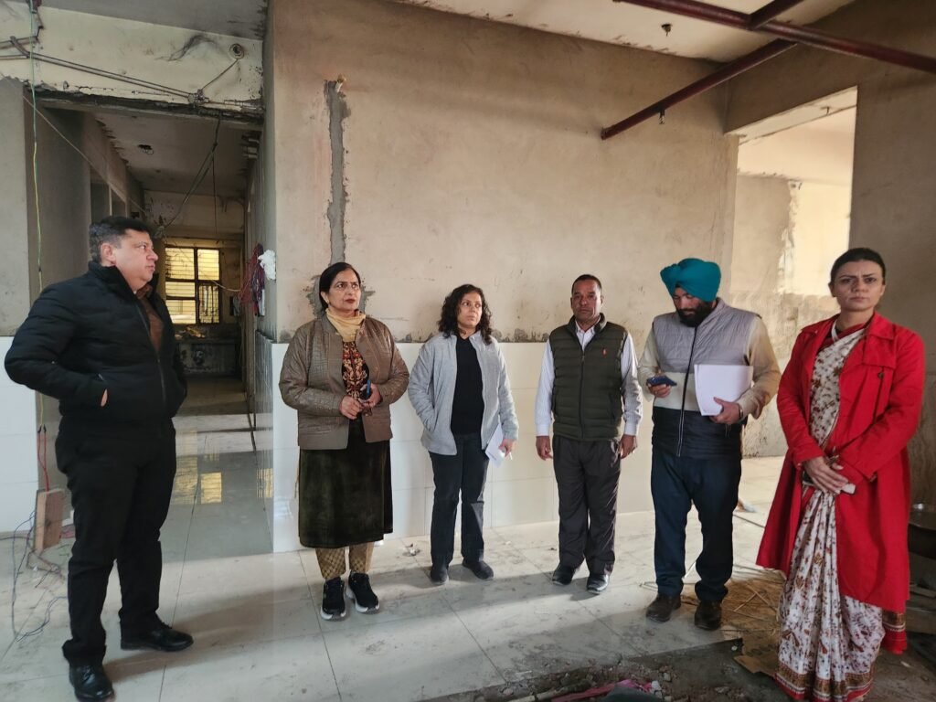 Civil Surgeon Inspects Services and Ongoing Construction Works at District Hospital