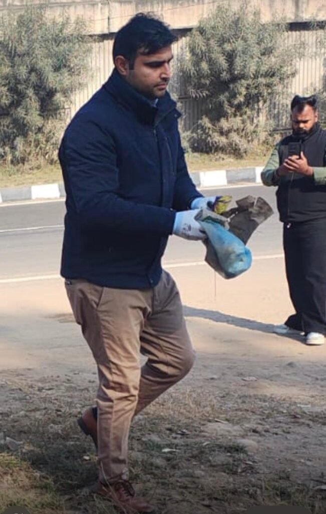 IAS Abhimanyu, Nagar Panchayat Kiratpur Sahib Begins Cleanliness and Plastic Waste Drive