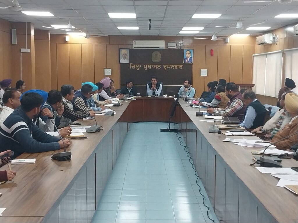 Deputy Commissioner (G) Shri Avikesh Gupta, Chief Minister Field Officer Shri Abhimanyu Malik, RTO S. Arshdeep Singh Lubana, SDM Rupnagar S. Baljinder Singh Dhillon, SDM Morinda S. Gurdev Singh Dhamma, SDM Nangal Shri Sachin Pathak