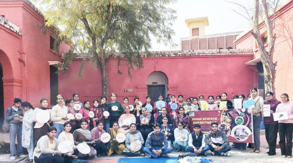 A two-day workshop on fabric painting and clay art was organized at Government College Ropar.