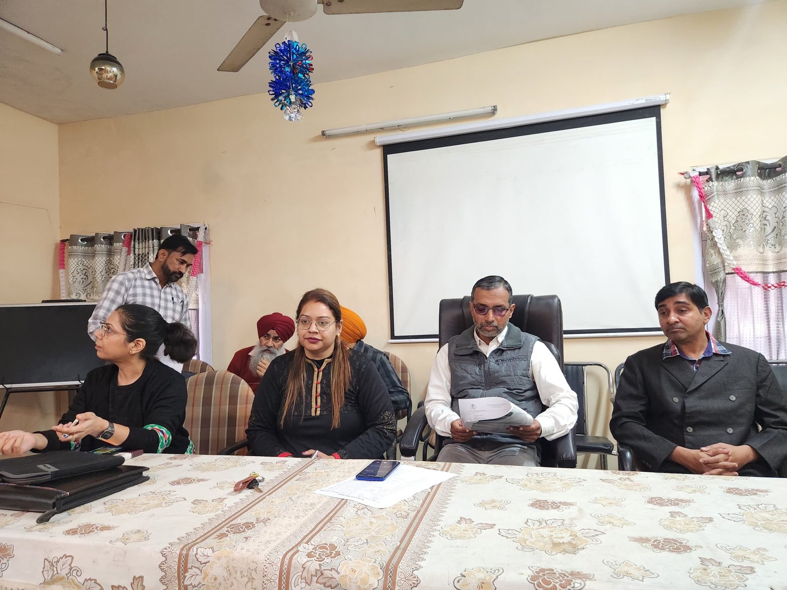 Training was conducted for all the community health officers of the district under the National Tuberculosis Elimination Program.