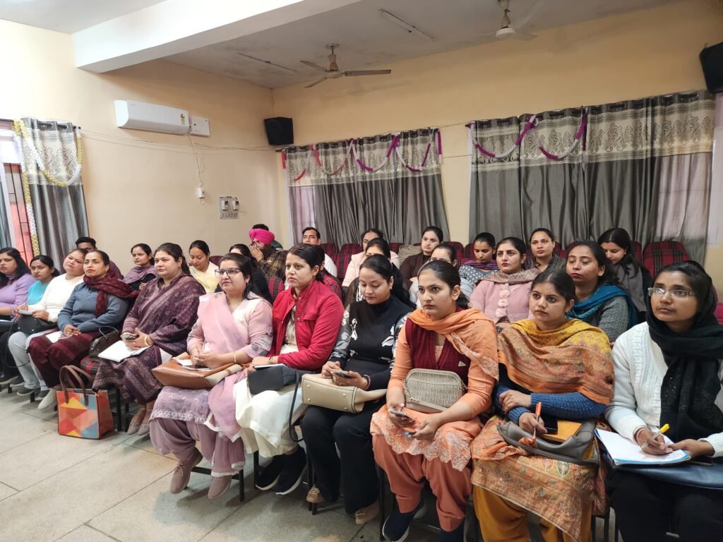 Training was conducted for all the community health officers of the district under the National Tuberculosis Elimination Program.