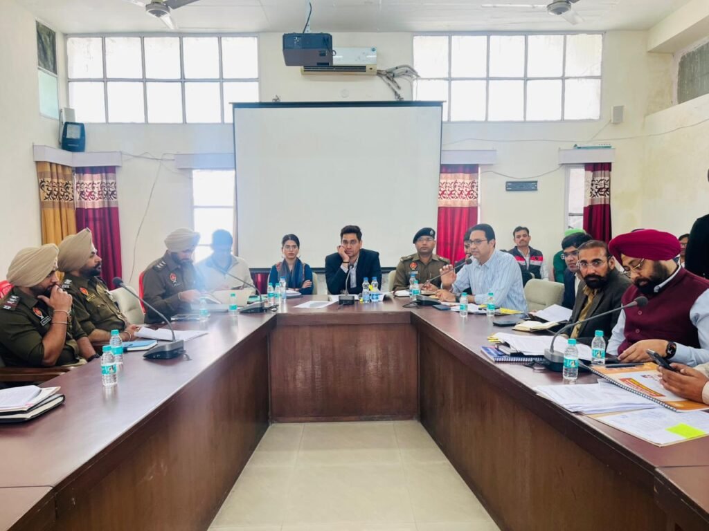 Deputy Commissioner Reviews Hola Mohalla Arrangements in Sri Anandpur Sahib, Special Facilities for Devotees Ensured