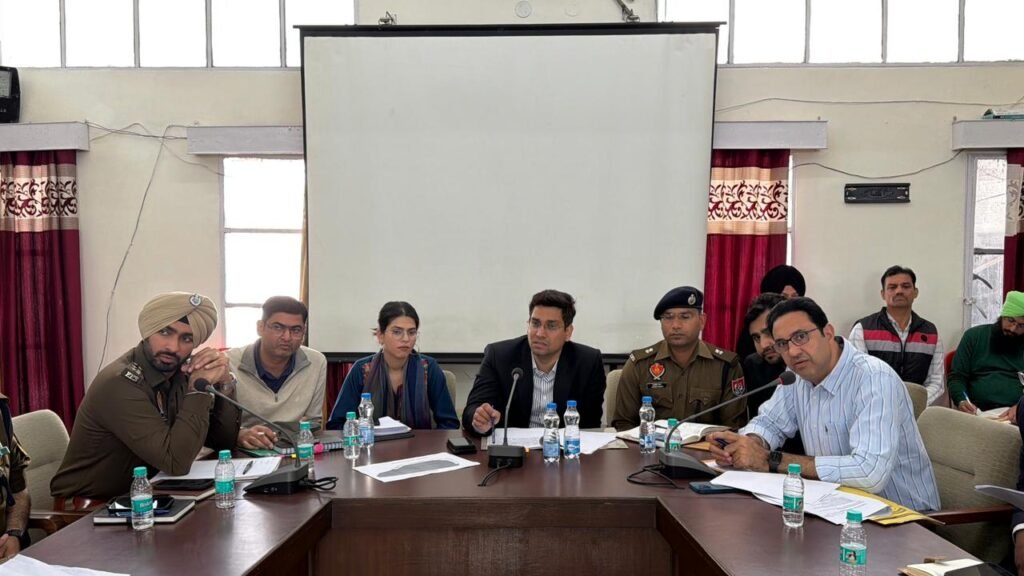 Deputy Commissioner Reviews Hola Mohalla Arrangements in Sri Anandpur Sahib, Special Facilities for Devotees Ensured