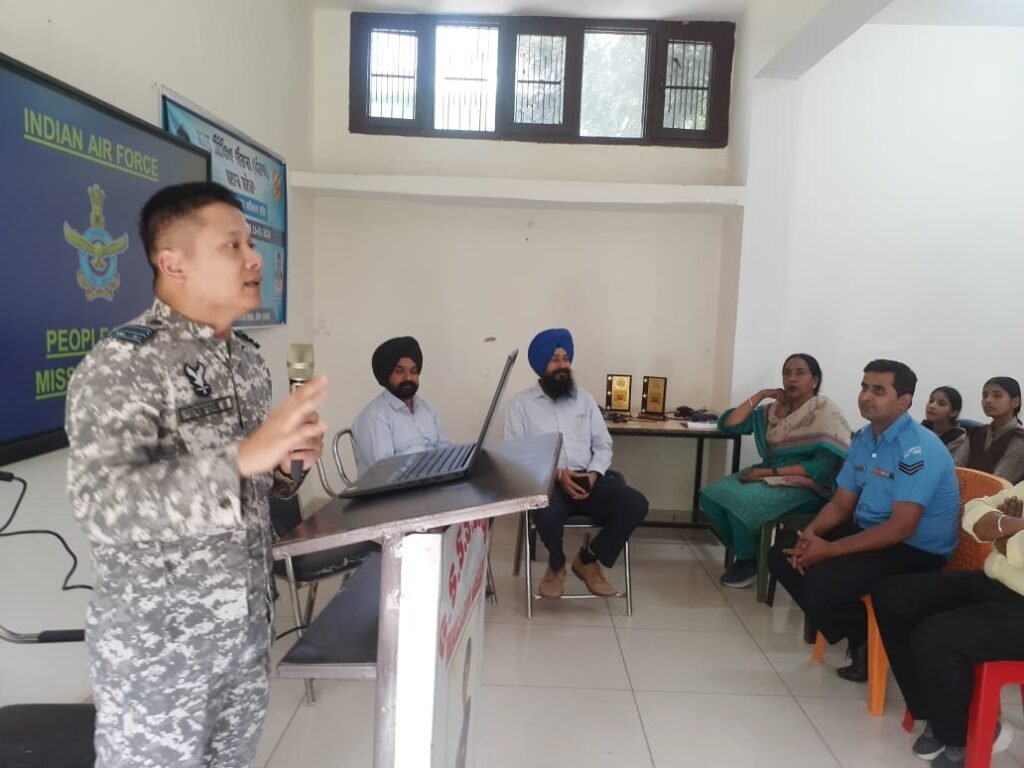 Inspirational Seminar by Indian Air Force Held at Government Senior Secondary School, Jhallian Kalan