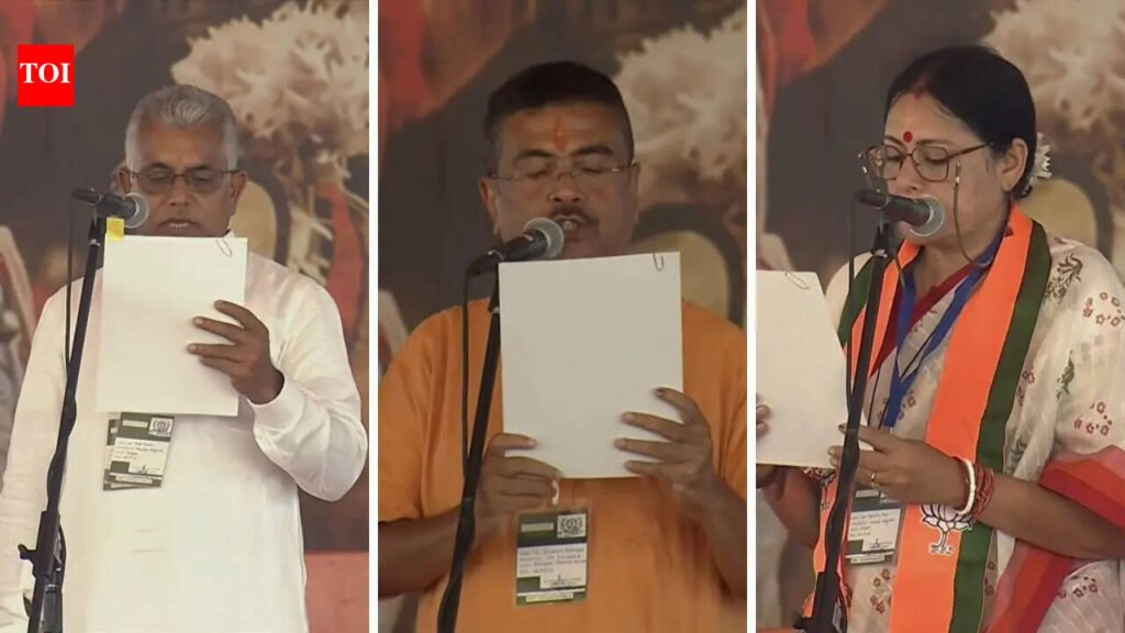 From Dilip Ghosh to Agnimitra Paul – what BJP’s first West Bengal cabinet looks like | India News