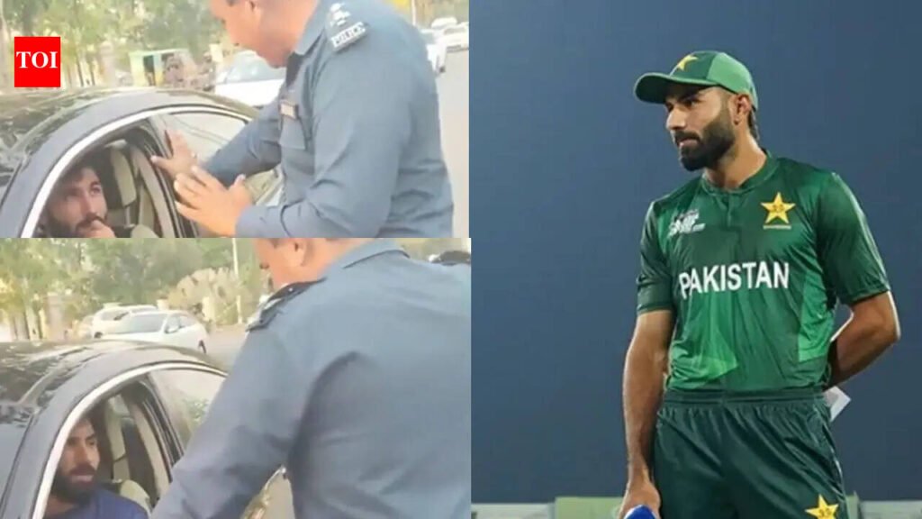 ‘Ek chakke ke kitne paise milte hain?’: Pakistan cricketer’s chat with police goes viral – WATCH | Cricket News