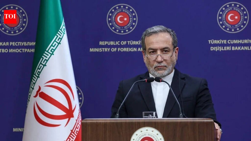 Araghchi may visit India for Brics meet next week | India News