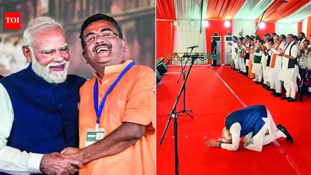 NDA show of strength as Suvendu takes oath as 1st BJP CM of Bengal | India News