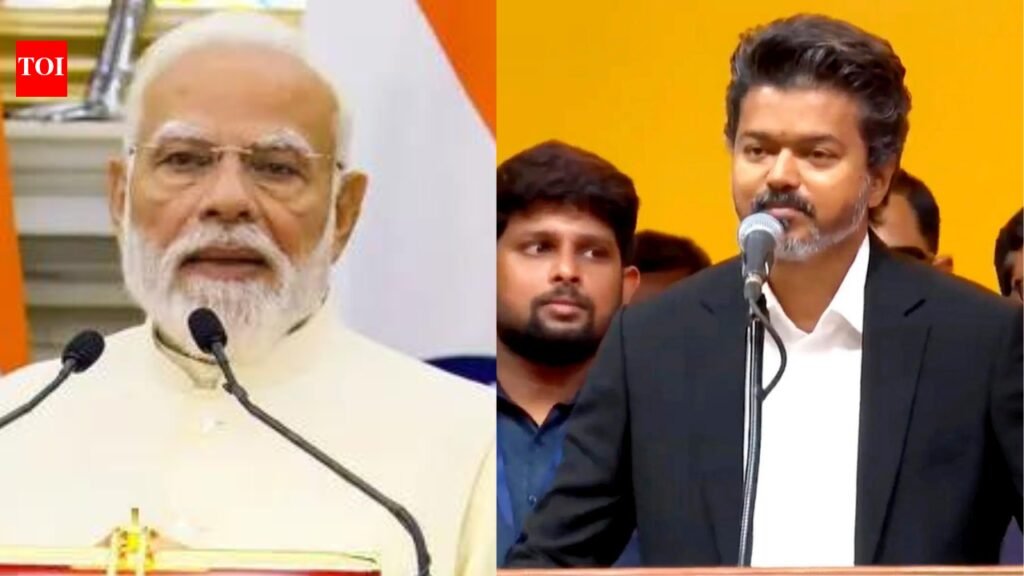 ‘Will continue to work with Tamil Nadu government’: PM Modi congratulates Vijay on taking oath as chief minister | India News