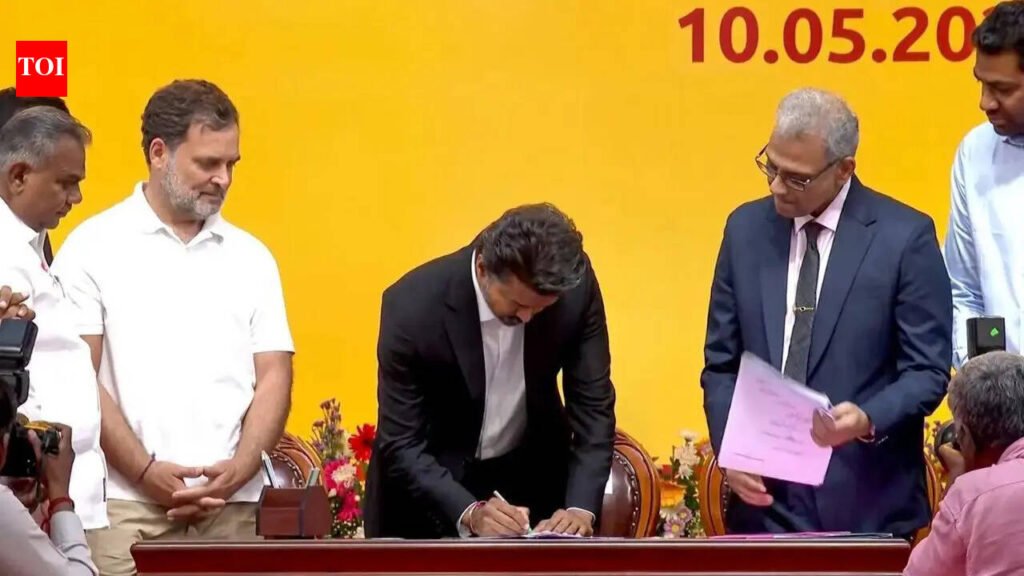 From 200 units of free power to women’s safety – CM Vijay announces first big decisions as Tamil Nadu ‘new era’ begins | India News