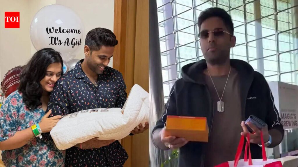 ‘Yeh lo, aap log khaana yeh’: New dad Suryakumar Yadav distributes sweets before RCB clash – WATCH | Cricket News