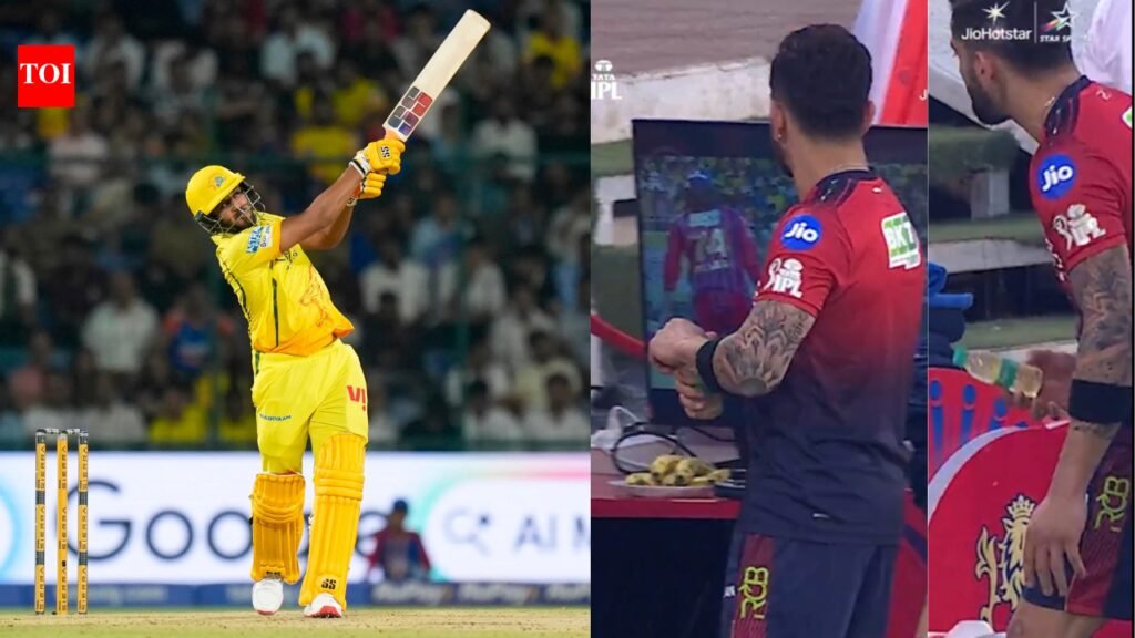 IPL 2026: Virat Kohli spotted glued to screen during Urvil Patel’s explosive 13-ball fifty – Watch | Cricket News