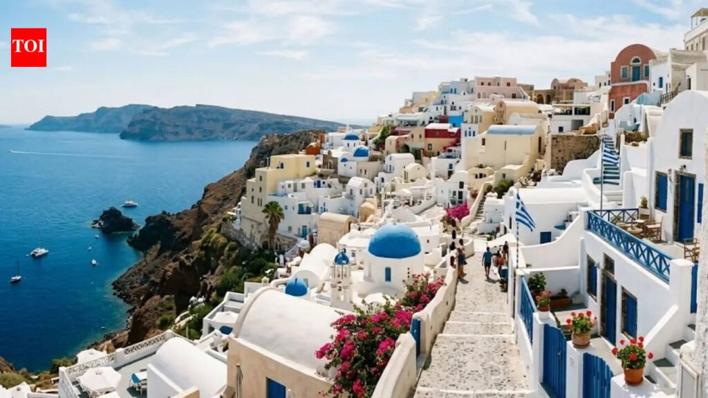 Why are Greek island houses painted blue and white: The surprising history has more to do with survival than beauty | World News