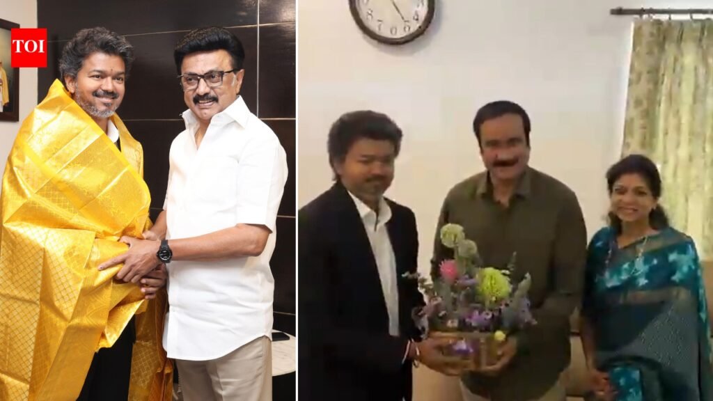 Tamil Nadu CM Vijay meets MK Stalin, PMK chief ahead of crucial floor test | India News