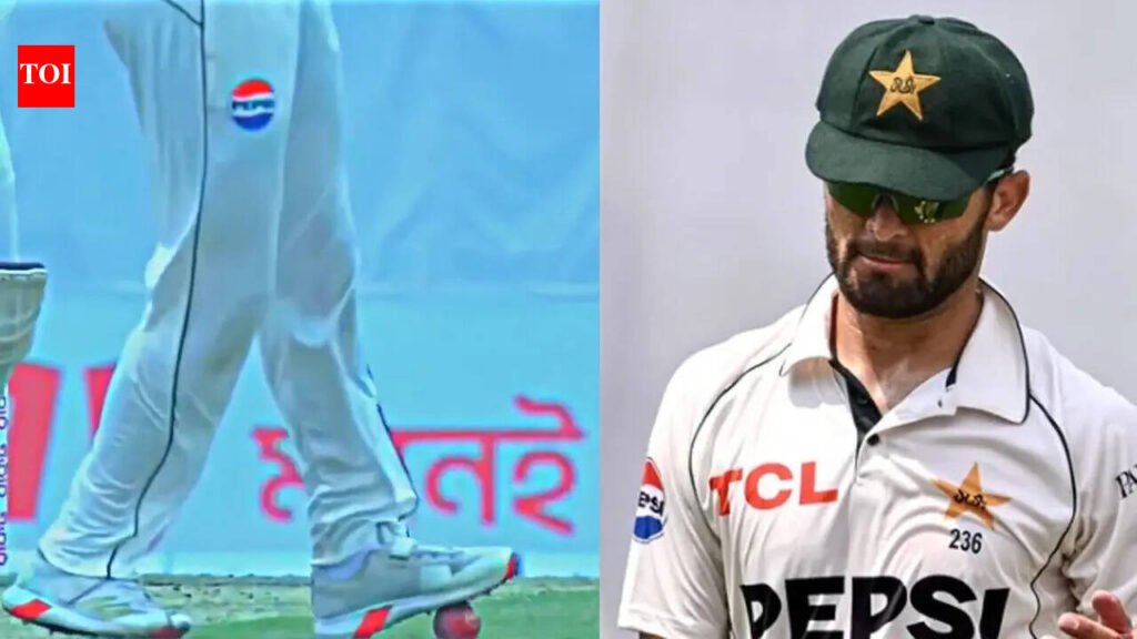 Ball tampering? Shaheen Afridi caught pressing ball with spikes during PAK vs BAN Test, umpire steps in – WATCH | Cricket News