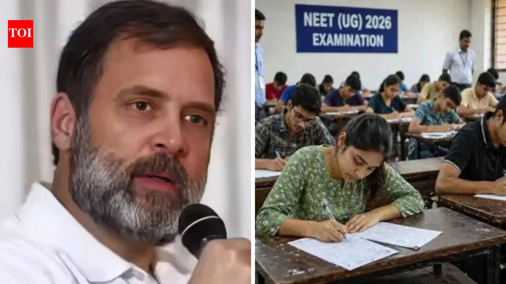 ‘Amrit kaal has turned into vish kaal’: Rahul Gandhi after NTA cancels NEET (UG) | India News