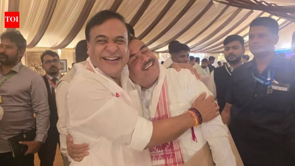 ‘Bad days for… you know who’: Himanta-Suvendu bonhomie grabs attention at Assam govt swearing-in ceremony | India News