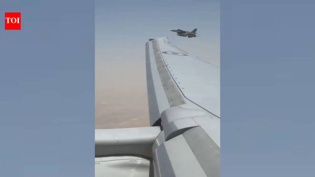 PM Modi receives F-16 escort as he lands in UAE on first leg of five-nation tour