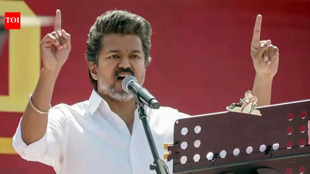 Tamil Nadu CM Vijay’s 1st attack on Centre; demands rollback