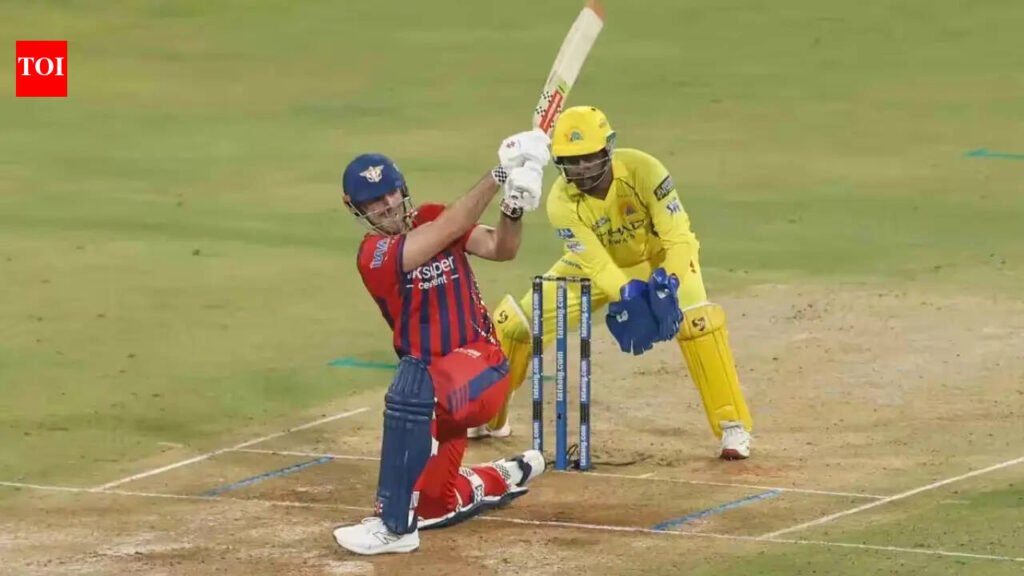 Mitchell Marsh lights up Lucknow, dents CSK’s IPL playoff push in LSG’s seven-wicket victory