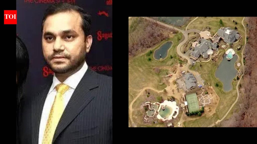 His New Jersey mansion had salt water pool surrounded by imported sand